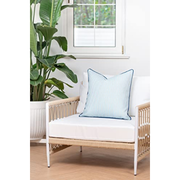 Hofdeco Premium Coastal Pillow Cover for Indoor Outdoor