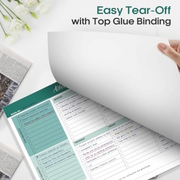 Weekly To Do List Notepad - 52 Tear-Off Sheets for Easy Planning