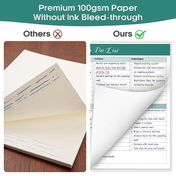 Weekly To Do List Notepad - 52 Tear-Off Sheets for Easy Planning