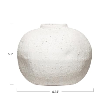 Stylish Creative Co-Op Terra Cotta Vase for Home Decor