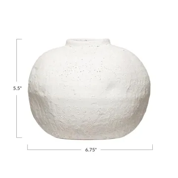 Stylish Creative Co-Op Terra Cotta Vase for Home Decor