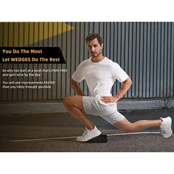 HarderWill 5 in 1 Yoga Wedge Blocks Set for Fitness