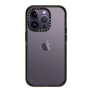 Stylish CASETiFY Impact iPhone 14 Pro Case - Black
