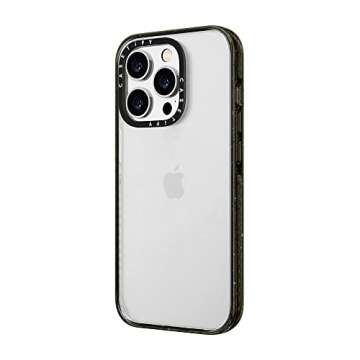 Stylish CASETiFY Impact iPhone 14 Pro Case - Black