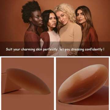 MUQU Cakes Nipple Covers - Reusable Silicone Pasties