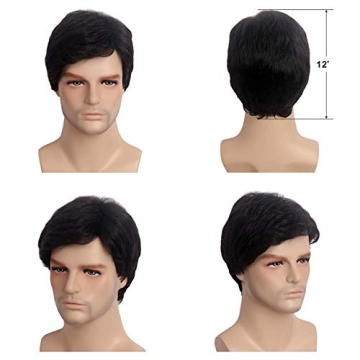 STfantasy Men's Short Wigs for Cosplay and Parties - Natural Look