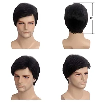STfantasy Men's Short Wigs for Cosplay and Parties - Natural Look