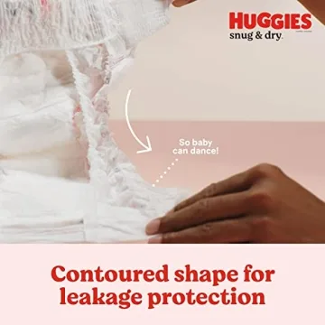 Huggies Snug & Dry Diapers Size 1 for Ultimate Comfort