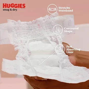 Huggies Snug & Dry Diapers Size 1 for Ultimate Comfort