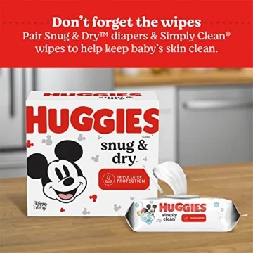 Huggies Snug & Dry Diapers Size 1 for Ultimate Comfort