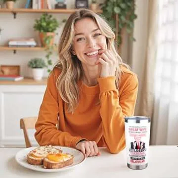 Gifts for Wife - Wife Gifts, Wedding Anniversary, Cool Wife Birthday Gifts Ideas, Best Wife Presents Ever, Romantic Valentines Gift for Wife, Top Christmas Gifts for My Wife - 20oz Trump Wife Tumbler