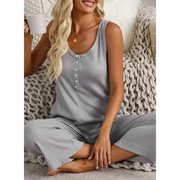 Stylish Happy Sailed Women’s Summer Jumpsuit with Pockets