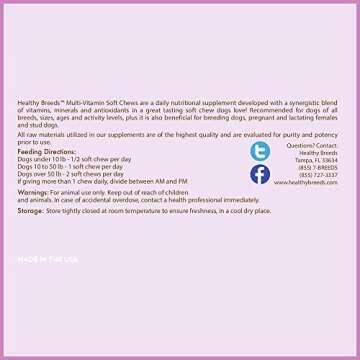 Healthy Breeds Doberman Pinscher Multi-Vitamin Soft Chews 60 Count