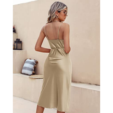 Ekouaer Women's Silk Pajamas Dress for Elegant Nights