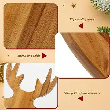 Uiifan Christmas Cutting Boards Set - Ideal for Festive Gifting