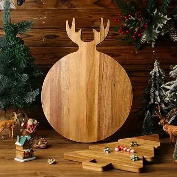 Uiifan Christmas Cutting Boards Set - Ideal for Festive Gifting