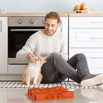 Engaging Slow Feeder Cat Bowl for Healthy Eating
