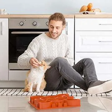 Engaging Slow Feeder Cat Bowl for Healthy Eating