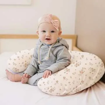 Konssy 2 Pack Nursing Pillow Covers for Breastfeeding