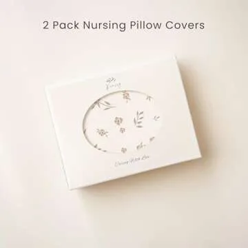 Konssy 2 Pack Nursing Pillow Covers for Breastfeeding