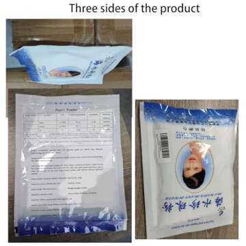 Pearl Powder Facial Mask Mud Can Mix with Vegetable Fruit Juice for Repair Face Acne Skin Firming Face Skin