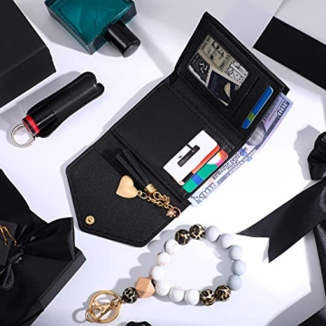 Weewooday Wristlet Bracelet Keychain Wallet Lipstick Holder