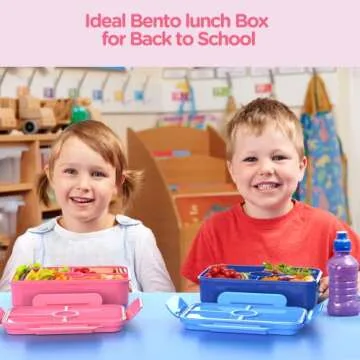 Jelife Kids Bento Lunch Box for School Meals
