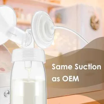 Maymom 19mm Flange and Duckbill Valve Compatible with Spectra S1 Spectra S2 Breastpump Not Original Spectra S2 Accessories Spectra Pump Parts Replace Spectra Duckbill Valve and Flange