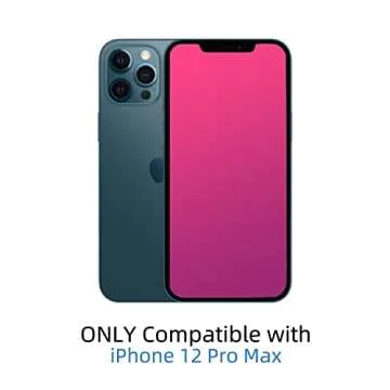 EGKimBa Privacy Screen Protector compatible with iPhone 12 Pro Max, 6.7 inch Gradient Colorful Electroplated Anti-Spy Anti-Blue Light Easy Installation Tempered Glass