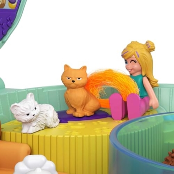 Polly Pocket Hedgehog Café Playset, Fun & Engaging Toy