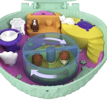 Polly Pocket Hedgehog Café Playset, Fun & Engaging Toy