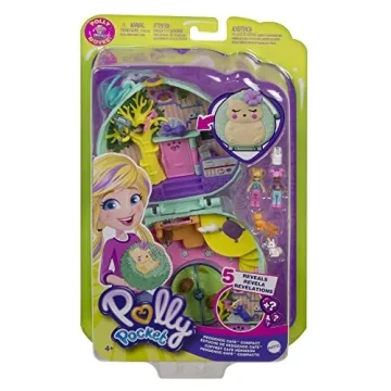 Polly Pocket Hedgehog Café Playset, Fun & Engaging Toy