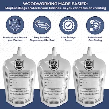 StopLossBags Pack for Wood Finishing - No Waste, Full Quality
