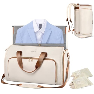 Solosaic 3-in-1 Convertible Garment & Duffel Bag with Detachable Suit Bag - Travel Essential