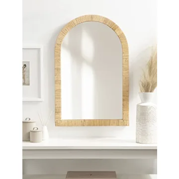 Elegant Kate and Laurel Rahfy Mirror for Bohemian Decor