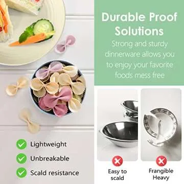 Teivio 16-Piece Unbreakable Wheat Straw Dinnerware Set