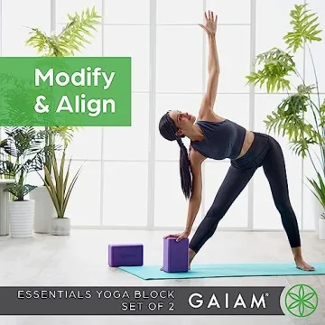 Gaiam Yoga Block Supportive Latex-Free EVA Foam