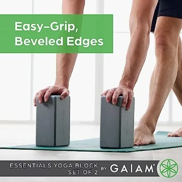 Gaiam Yoga Block Supportive Latex-Free EVA Foam