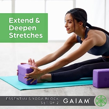 Gaiam Yoga Block Supportive Latex-Free EVA Foam