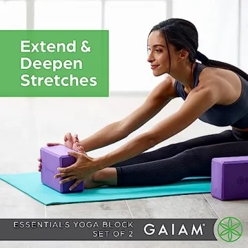 Gaiam Yoga Block Supportive Latex-Free EVA Foam