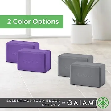 Gaiam Yoga Block Supportive Latex-Free EVA Foam