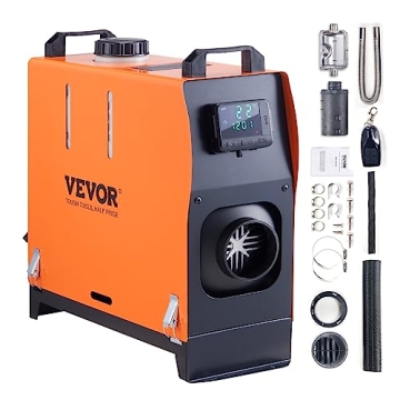 VEVOR Diesel Air Heater - 12V 5KW Compact Heating Solution with Remote
