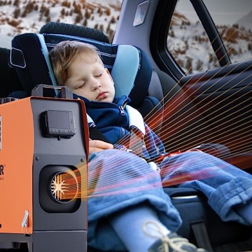 VEVOR 12V 5KW Diesel Air Heater With Remote & LCD