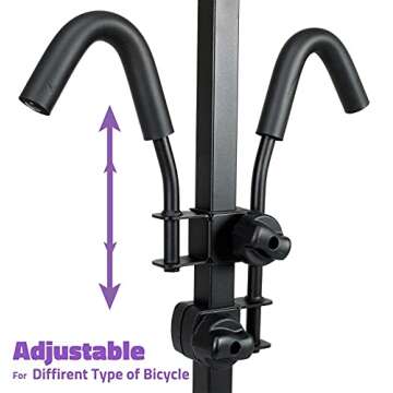 VENZO 2 Bike Bicycle Platform Carrier for Cars and SUVs