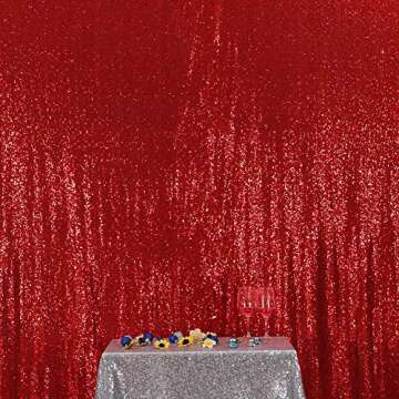 SquarePie Sequin Backdrop for Stunning Photography Events