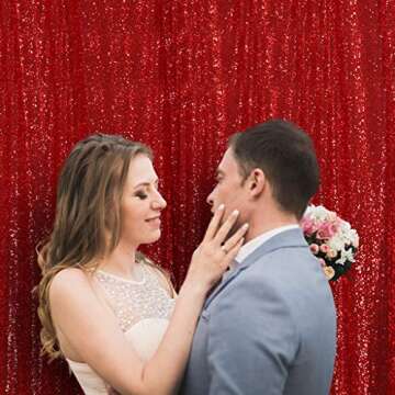 SquarePie Sequin Backdrop for Stunning Photography Events