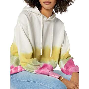 The Drop Women's Tatyana Long-Sleeve Pullover Hoodie Fleece Sweatshirt