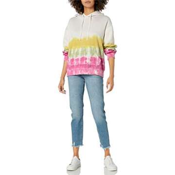 The Drop Women's Tatyana Long-Sleeve Pullover Hoodie Fleece Sweatshirt