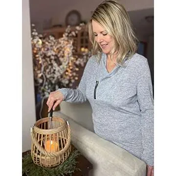 Candle Lighters Long, USB Rechargeable Flame Less Arc Lighter Flexible and Windproof for Candles, Hiking, Camping, Kitchen,Fireplace,etc