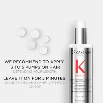 Kerastase Premiere Pre-Shampoo Hair Repair Treatment For All Damaged Hair Types - Intense Bond Repair, Anti-Frizz and Smoothing With Citric Acid